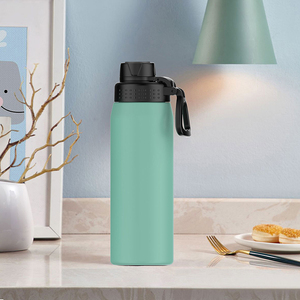 Custom 750ml Insulated Stainless Steel Outdoor Water Bottle Double Wall Direct Drinking Vacuum Portable <b>Large</b> Sports - Product Image 4