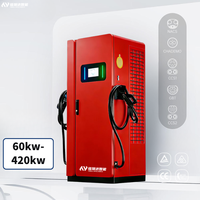 Estación de Carga para Vehículos Eléctricos Comercial Nueva Personalizada OEM/ODM, Cargador Rápido de CC de Doble Pistola de 60-160kW, Autenticación por Aplicación/RFID OCPP 1.6/2.0