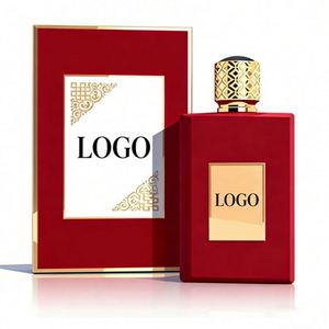 Flacon de parfum floqué OEM ODM, pulvérisateur à pompe rectangulaire 50 ml / taille personnalisée, flacon vide en verre de qualité alimentaire haut de gamme, sérigraphie - Product Image 2