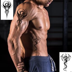 Nuevo Tatuaje Temporal Impermeable con Diseño de Mariposas y Flores, Adhesivo para Brazo/Pecho, Venta al por Mayor, para Aplicación Corporal - Product Image 5