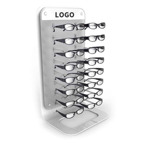 Chải thép không gỉ Countertop khung quang học Acrylic kính hiển thị giá Kính mát Countertop hiển thị - Product Image 1