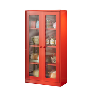 Tủ sách thép hiện đại, cửa kính, 5 tầng, có thể điều chỉnh, xuất xưởng trực tiếp, dùng cho phòng khách/khách sạn - Product Image 1