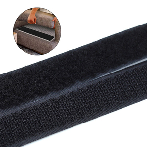 Pegangan kuat anyaman ramah lingkungan non-perekat untuk kembali poliester kait pita gulung untuk DIY jahit pakaian tirai tas sepatu - Product Image 1