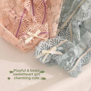 Трусики женские кружевные бесшовные до середины талии - Product Image 4