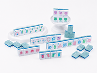 Jeu de Mahjong américain en acrylique 160 tuiles, 3 couches, tuiles gravées sur mesure, kit cadeau de collectionneur haut de gamme, imperméable et léger, pour la maison