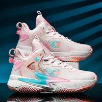 Bbbomb Baskets montantes en cuir verni pour le basketball et la marche, unisexe, confortables, souples, respirantes, avec semelle intermédiaire en TPU antidérapante et amortissante