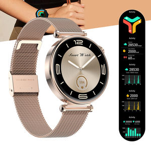 שעון חכם עבור נשים גברים bluetetooth טלפון חכם עם מבחן הלחץ תצוגת שעון עולם אימון תצוגת שעון עולם - Product Image 1