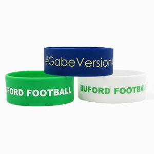 Bracelets de sport personnalisés promotionnels avec impression sérigraphique, bracelets en caoutchouc de qualité supérieure, à la mode pour la salle de sport - Product Image 4