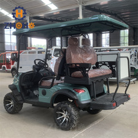 Voiture électrique chinoise 4 places UTV 4x4 ATV pour adultes, batterie au lithium 72v, 30-50 km/h, homologuée pour la route, voiturette de golf pour les terrains de golf et les hôtels