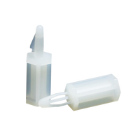 Entretoise miniature en nylon à pointe unique pour support de carte de circuit imprimé à rivets à pression pour tableaux de bord automobiles