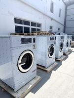 Commercial Stainless Steel Washer Extractor for Rigid Laundry Business Electric Fuel Cold Water Hard Mount Washing Machine