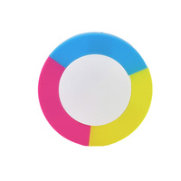 Mini stylo fluorescent jumbo au design mignon, ensemble de marqueurs surligneurs, pointe de pinceau oblique et plate pour étudiant, bureau, ensemble emballé en plastique