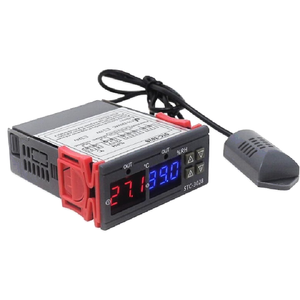 <span class=keywords><strong>STC</strong></span>-3028 kép kỹ thuật số nhiệt độ độ ẩm <span class=keywords><strong>Meter</strong></span> nhiệt hiển thị nhiệt kế ẩm kế thermoregulator - Product Image 2