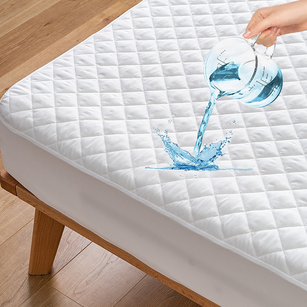 Хлопковая моющаяся дышащая наматрасник для отеля, Защитный Водонепроницаемый чехол для кровати, наматрасник, полная кровать