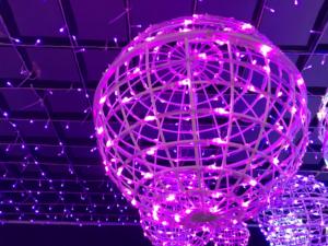 शॉपिंग मॉल के पेड़ के लिए इनडोर आउटडोर लार्ज बॉल लाइट्स की रोशनी - Product Image 5