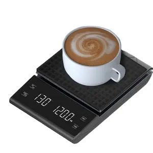 Timbangan kopi digital kualitas tinggi, timbangan makanan dapur, timbangan elektronik, timbangan kopi digital, dengan Timer, 3000G 0.1G, baru