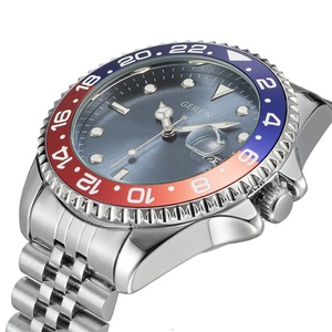 Montres de sport pour hommes avec logo de marque original personnalisé, montres de mode pour affaires en acier inoxydable avec mouvement à quartz, boîtier en alliage - Product Image 4