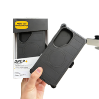 Étuis de téléphone portable pour coque de protection robuste Defender Pro avec couverture magnétique en PC+TPU antichoc pour 18 Pro Max