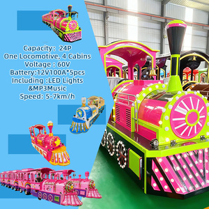 <span class=keywords><strong>Tren</strong></span> Turístico Interior para Niños de Parque de Atracciones de Centro Comercial, Precio Económico de 24 P, <span class=keywords><strong>Tren</strong></span> Eléctrico sin Rieles para Adultos <span class=keywords><strong>en</strong></span> Venta - Product Image 2