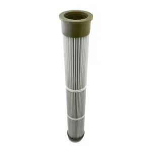 Industrial Powder Collection Element 99% Efficiency Dust Collector Air Plant Pleated Filter Cartridge dust filter element