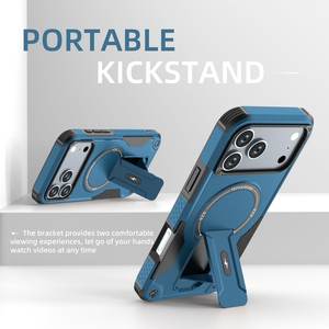 Funda Magnética Inalámbrica para iPhone 17 Air 16e 15 14 Pro Max, Soporte <span class=keywords><strong>Invisible</strong></span>, Acabado Mate, Resistente a Caídas, Venta al Por Mayor - Product Image 2