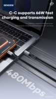 Kabel Data USB ke Type-C M28T 1M Kepang 6A 150W USB 3.0 Pengisian Cepat untuk Smartphone Android IOS (Pabrik OEM ODM)