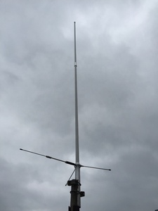 2.5M Tri-banda stazione Base <span class=keywords><strong>Antenna</strong></span> 53/146/445MHz in fibra di vetro <span class=keywords><strong>Antenna</strong></span> omnidirezionale <span class=keywords><strong>per</strong></span> radioamatori - Product Image 4