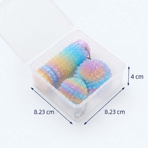 Dreiteiliges 3D-Gedrucktes Sensorisches Spielzeug 3D-Gedrucktes Schmerzstimulations-Fidget-Spielzeug Achsen-Spike-Roller Stressabbau-Spielzeug - Product Image 4