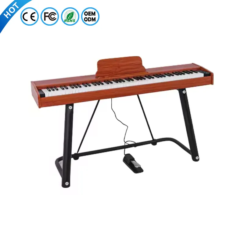 Qualità durevole garanzia di Design professionale strumento musicale 88 tasti Midi tastiera arrangiatore pianoforte