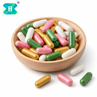 Fabricant Impression de logo personnalisée Capsules HPMC vides transparentes Taille 0 00 Capsules végétariennes transparentes