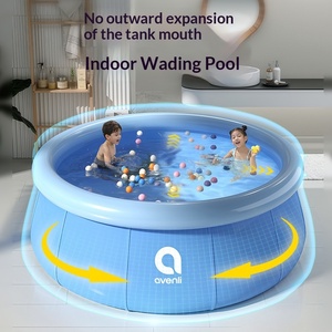 Piscine Quanqi en PVC à remplissage rapide, avec filet renforcé, durable, résistante à la pression, adaptée à un usage domestique, intérieur/extérieur, grande taille - Product Image 4
