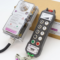 Control Remoto Industrial de 8 Botones y Una Sola Velocidad con Batería de Litio de 5000 mAh, Incluye una Batería de Litio y un Cargador Gratis