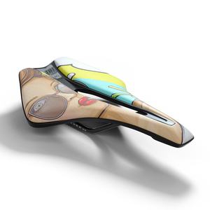 Nuevo diseño, superventas, ENLEE, sillín de bicicleta de montaña de cuero PU ventilado para hombres, todas las estaciones - Product Image 2