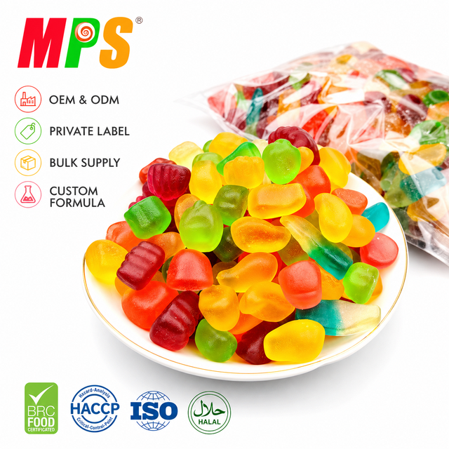 OEM&ODM Fruit Flavor Snack Gummy Jelly Candy Factory