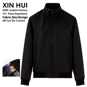 Custom High Quality Color Changing <b>Jacket</b> <b>Men</b> Reflective Rainbow Windbreaker OEM Waterproof <b>Light</b> Sensitive Bomber <b>Jacket</b> - Product Image 1