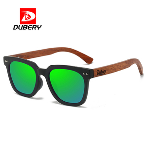 Lunettes de soleil classiques de mode DUBERY, monture en bois polarisé<span class=keywords><strong>e</strong></span>, pour hommes, prix de gros, lunettes de soleil protectrices 2025 - Product Image 4