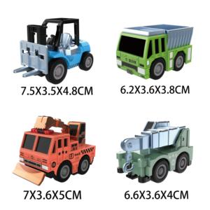 Jiaxin alliage 1:64 nouveaux Styles d'ingénierie ensemble promotionnel moulé sous pression jouets unisexe retirer voiture transportant conteneur boîte-cadeau 3 ans et plus - Product Image 3