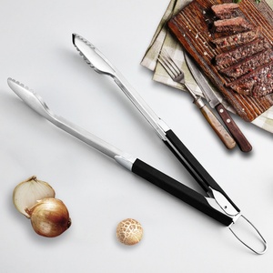 Pinzas para Barbacoa de Acero Inoxidable, Pinzas Multifuncionales para Alimentos con Mango de TPR Antideslizante y Resistente al Calor - Product Image 6