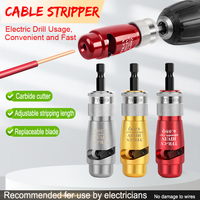 Outils de dénudage de fils pour perceuses électriques, qualité industrielle, OEM ODM, acier allié, haute qualité, coupe-fil à changement rapide 1/4