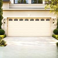 Porte de garage sectionnelle en alliage d'aluminium sur mesure, moderne, isolée, pour villa résidentielle, prix de gros usine