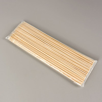 Brochettes jetables en bambou de qualité alimentaire 15-20-25-30-35-40-50cm, robustes, pour barbecue, polies, service OEM, pack restaurant, vente en gros