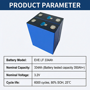 Batería de Litio Prismática Recargable Deligreen de Alta Calidad EVE 3.2V 334Ah LF334AH para Sistemas Solares DIY - Product Image 2