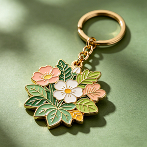 Tailored Soft Enamel Zinc Alloy Keyrings with Swivel Clasp for Charity Fundraisers - Product Image 2