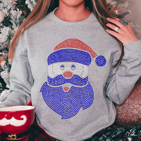 Transferts thermocollants personnalisés motif bonhomme de neige en strass pour vêtements – Collection Noël – Vente chaude