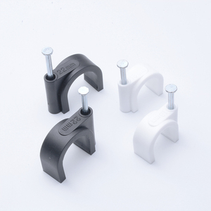 Prix usine <span class=keywords><strong>plat</strong></span> clou carré <span class=keywords><strong>câble</strong></span> Clips en plastique mur fil attache organisateur support <span class=keywords><strong>câble</strong></span> pince pratique pour la maison - Product Image 4