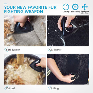 Mini Pet Hair Remover Triangle Great for <b>Bedding</b> Couch Car Interior Detailing Home Furniture Handheld Professional Reusable Fur - Product Image 4
