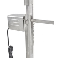 Barbecues d'extérieur portables sur trépied, barbecue électrique sans fumée pour agneau, kit de barbecue électrique rotatif