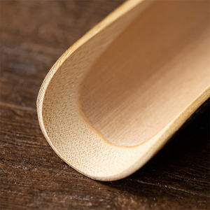 Armonia personalizzata cinese retrò apprezzamento del tè di bambù viola cinese <span class=keywords><strong>Kung</strong></span> <span class=keywords><strong>Fu</strong></span> cucchiaio di bambù manuale cucchiaio di bambù tè verde - Product Image 5