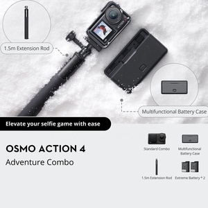 <span class=keywords><strong>DJI</strong></span> Osmo <span class=keywords><strong>Action</strong></span> 4 Adventure Combo 4K Sport <span class=keywords><strong>Cam</strong></span> Profesional Impermeable 18m Resistente al frío Cámara HorizonSteady de larga duración - Product Image 5