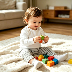 <span class=keywords><strong>Leggings</strong></span> Casual per Bambini in Misto Cotone <span class=keywords><strong>a</strong></span> Costine con Rivestimento in PU e Stampa per Ragazze e Ragazzi - Primavera/Autunno con Elastico in Vita e Strisce Sottili - Product Image 1